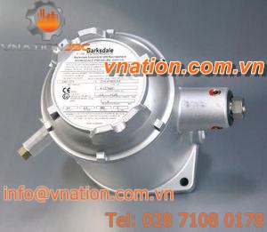 diaphragm pressure switch / for water / explosion-proof / stainless steel