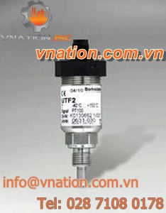 Pt100 temperature transmitter / analog / compact