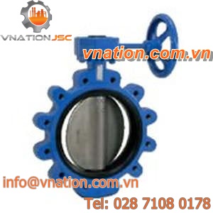 butterfly valve / handwheel / for water / lug type