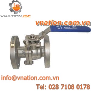 ball valve / lever / control / stainless steel