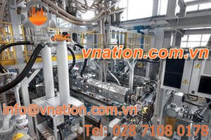 PET extruder / for PP / co-rotating twin-screw