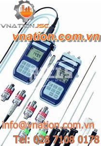 temperature data-logger / pressure / flow / multifunction