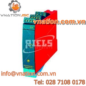 DIN rail mount temperature transmitter / RTD / analog / process