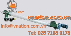 screw conveyor / flexible / horizontal / transport