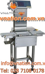 packaging checkweigher / for in-line monitoring / compact