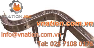chain conveyor / stainless steel / horizontal / transport