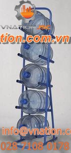 single-sided storage shelving / bottle