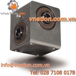helical gear reducer / orthogonal / for shafts