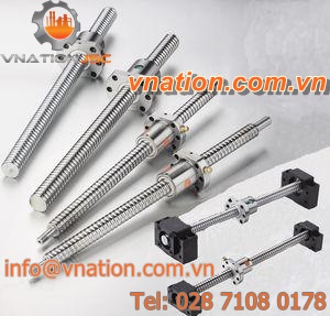 thread whirled ball screw / steel / high-rigidity