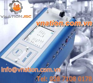 gas analyzer / temperature / portable / continuous