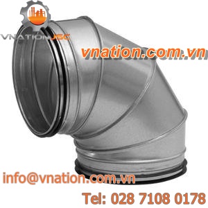 compression fitting / elbow / segmented / air duct