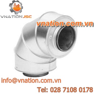 ventilation silencer / for ventilation systems / steel