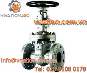gate valve / manual / shut-off / steel