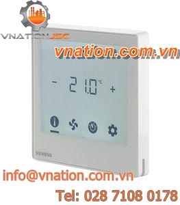 room thermostat / flush-mount / IP30