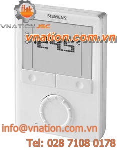 room thermostat / adjustable / wall-mount / IP30