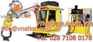 hydraulic manipulator / with hook / foundry