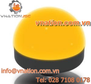 LED indicator light / panel-mount / waterproof / round