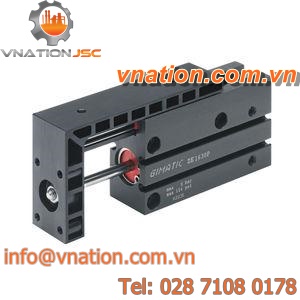 ball bearing linear slide / pneumatic / double-acting
