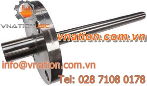 flange thermowell / weld / stainless steel / for temperature sensors