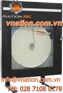 pressure chart recorder / portable / panel-mount / wall-mount