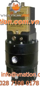 electro-pneumatic pressure regulator / for fluids / spring / single-stage