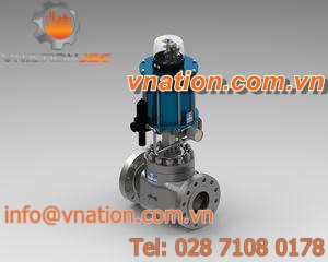 pneumatic valve / shut-off / for gas turbines