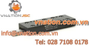 crossed roller linear guide / low-profile / steel