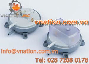 adjustable pressure switch / differential / for air / for gas