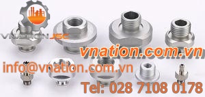 compression fitting / straight / for vacuum pad