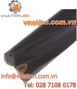 indexable insert drill bit / carbide / 2-lip