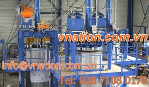 hydraulic press / drum / vertical