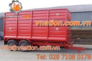 van trailer / tandem / hydraulic