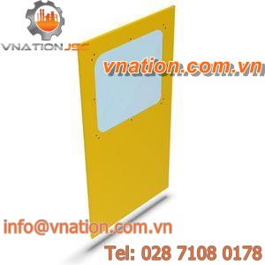 protective panel / safety / sheet metal / polycarbonate
