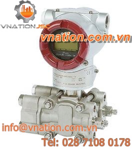 differential pressure transmitter / explosion-proof / smart / with display