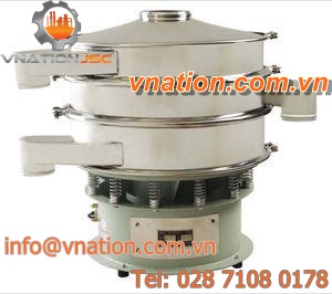 vibrating screener / rotary / filtering / for bulk materials