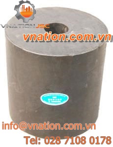 spring / vibration damper / cylindrical / rubber
