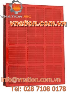 slotted screen plate / polyurethane