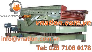 linear vibrating screener / for bulk materials / for mining