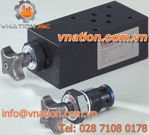 manual valve / shut-off / modular / modular