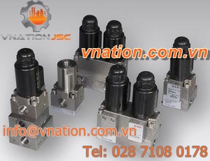 poppet hydraulic directional control valve / pilot-operated / 2/2-way / 3/2-way