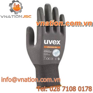 handling gloves / chemical protection / polymer / breathable