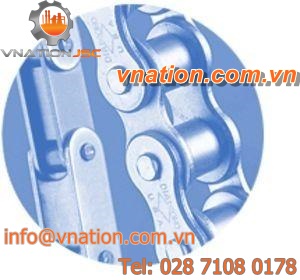 roller transfer chain / iron / for ovens / furnace