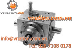 bevel gear reducer / orthogonal / reversible