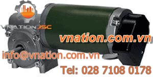 DC electric servo-gearmotor / orthogonal / worm