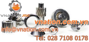 helical gear / custom / shaft / shaft
