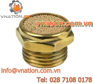 compressed air silencer / bronze