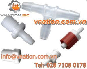 barbed fitting / straight / plastic