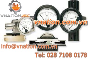 variable-area flow meter / for solids / in-line / high-pressure