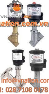 pneumatic valve / angle seat