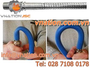 crimp fitting / straight / stainless steel / for dispensing nozzles